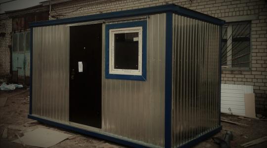 перед ремонтом, общивка профлистом