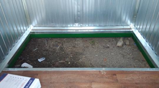 реставрация пола блок-контейнера