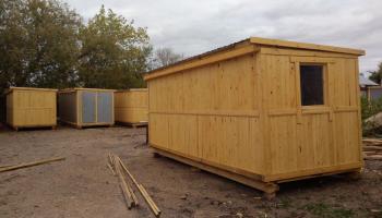 деревянная бытовка 1