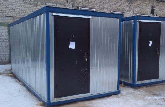 Блок-контейнер из металла БК-01 2,4 х 5,85 метра