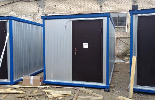 Фото внешнего вида готовых контейнеров БК-02