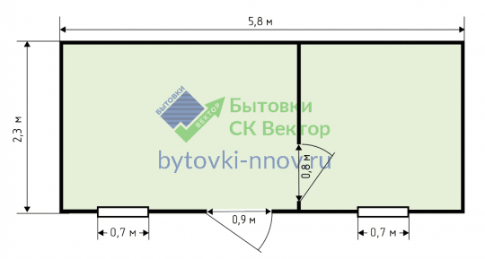 планировка Б-10