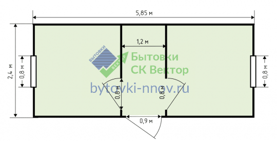 планировка БК-08